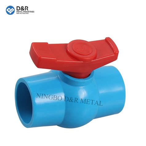 Upvc Cpvc Compact Ball Valve Threaded Or Socket White Or Grey Pvc Valve China Upvc Cpvc