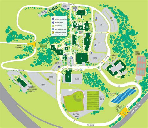 Grove City College Campus Map – Map Vector