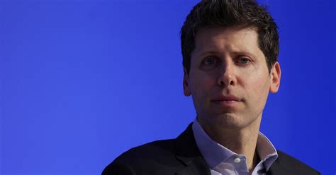 Sam Altman Der Chef Von Openai Und Erfinder Von Chatgpt Wurde Von