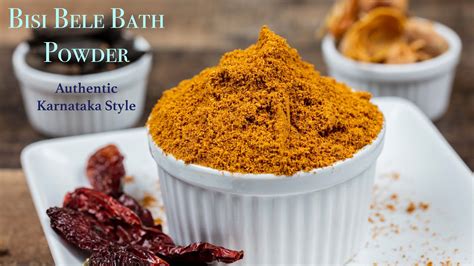 Authentic Bisi Bele Bath Powder Recipe Karnataka Style Bisibelebath