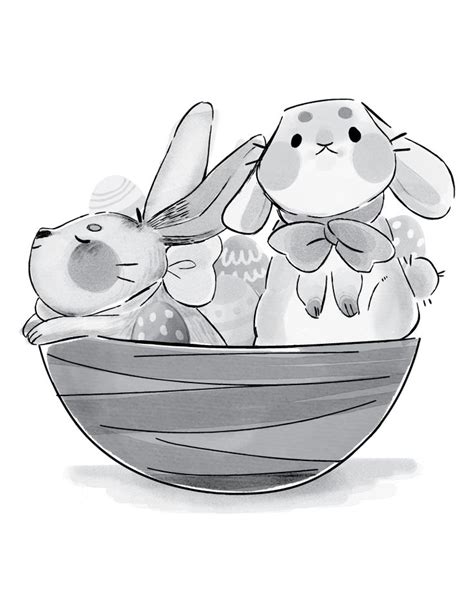 Pin On Dessins De Lapins Colorier Rabbit And Bunny Coloring Pages