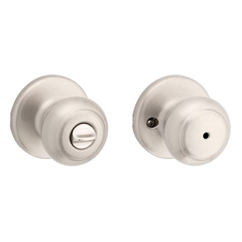 Kwikset Milan Privacy Interior Door Knob Satin Nickel - Door Clearance ...