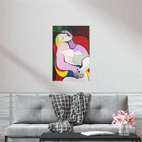 Pablo Picasso The Dream Art Print 1932 Surrealism Spanish Etsy