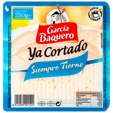 Queso De Mezcla Tierno Garc A Baquero Cu A Ya Cortada G Carrefour