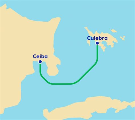 Ceiba & Culebra - Puerto Rico Ferry anchored by Hornblower