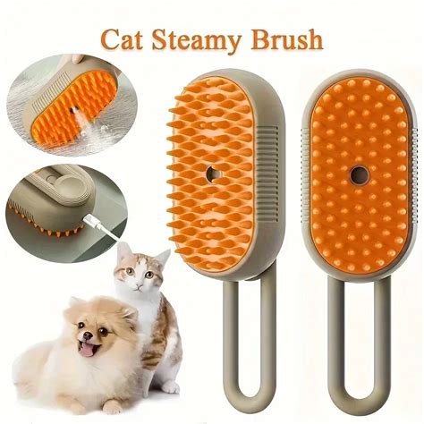 Steamy Cepillo El Ctrico Para Perro Pulverizador Para Pelo De Gato En