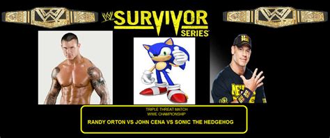 Wwe And Sonic Ss Triple Threat Wwe Title Match By Tails458 On Deviantart