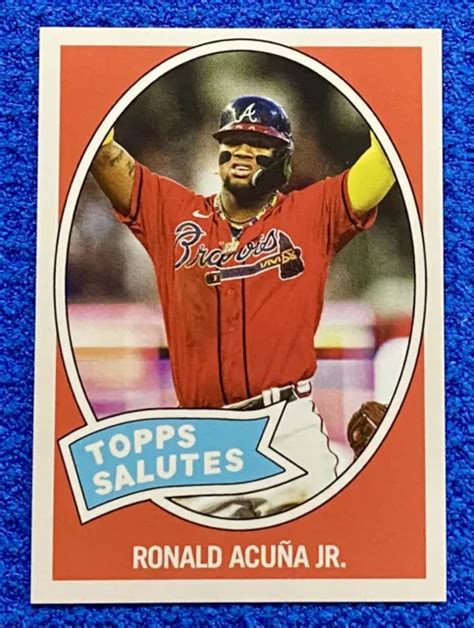 Ronald Acu A Jr Atlanta Braves Topps Tbt Tl Extras Voir