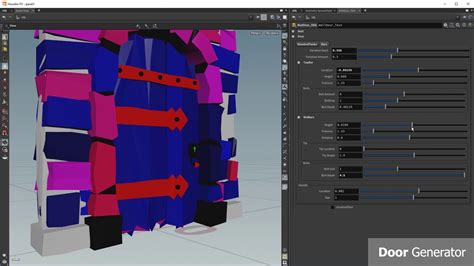 Low Poly Dungeon Generator Houdini Digital Assets Parameters Youtube