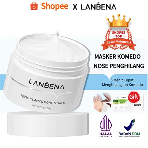 Jual BPOM Lanbena Masker Komedo Wajah Komedo Pengangkat Pembersih