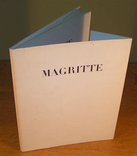 MAGRITTE LE SENS PROPRE Catalogue D Exposition Novembre 1964 Par