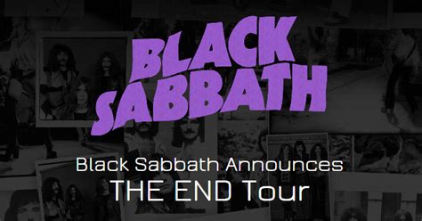 The Official Black Sabbath Website The End Tour