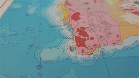 1964 Vintage Australia Geology Map