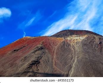 Volcano Lava Flow Patterns Erosion Stock Photo 693551173 | Shutterstock