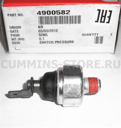 4900582 Датчик давления масла Камминз / Oil Pressure Switch Cummins ...