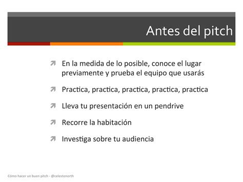 C Mo Hacer Un Buen Pitch Ppt