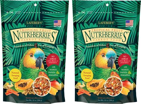 Amazon Lafeber S Tropical Fruit Nutri Berries Pet Bird Food Made