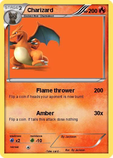 Pokémon Charizard 7773 7773 Flame Thrower My Pokemon Card