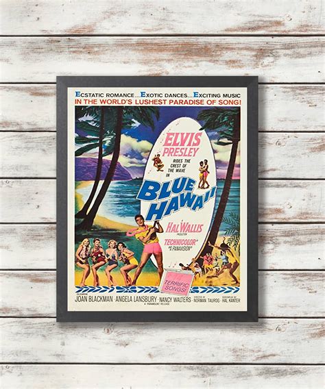 Elvis Presley Blue Hawaii Movie Poster Print Vintage - Etsy