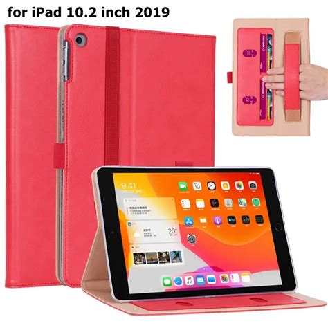 Funda Con Tapa De Libro De Lujo Para Ipad 102 Pulgadas 2019 7ª Generación Tableta Con