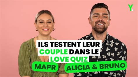 Love Quiz Alicia Et Bruno Mapr Testent Leur Couple Youtube