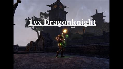 Eso Solo Pvp Dragonknight Youtube