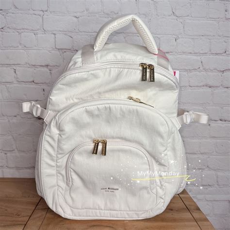 Isaac Mizrahi Bags Isaac Mizrahi Backpack Cream White Poshmark