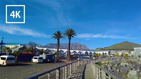 Walking The Beautiful V A Waterfront In Cape Town Binaural 4K Walking