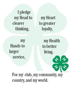 4-H Pledge | My Club, My Community, My World