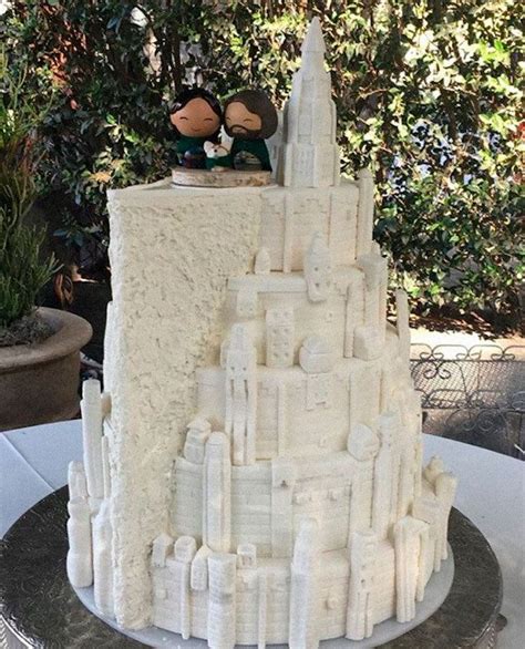 This Lotr Minas Tirith Wedding Cake Disney Wedding Cake Themed