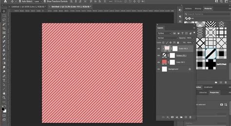 How To Create Diagonal Stripes Pattern In Photoshop Lemon Paper Lab