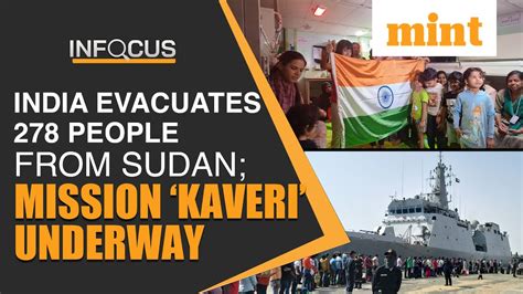 India Evacuates 278 Indians From Sudan Naval Ship INS Sumedha Departs