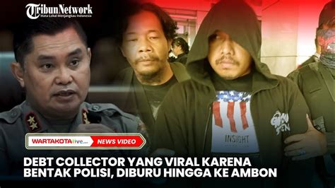 Debt Collector Yang Viral Karena Bentak Polisi Diburu Hingga Ke Ambon