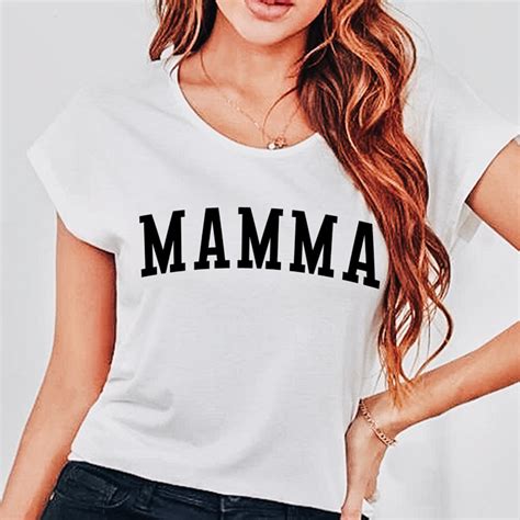 T Shirt Maglietta O Felpa Personalizzata Mamma” Stile Vintage