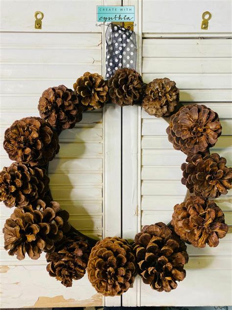 Pinecone Wreath DIY! | Create With Cynthia