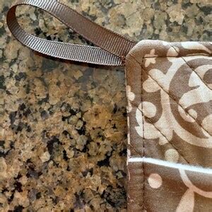 Brown Pot Holder Quilted Pot Holder Hot Pad Trivet Housewarming Gift Wedding Gift Wedding