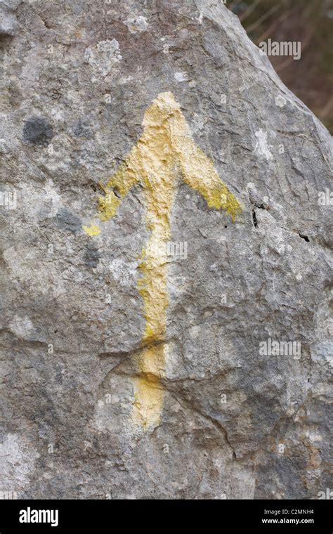 arrow  rock stock photo alamy