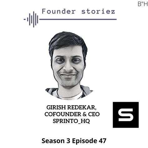 Girish Redekar على Linkedin Founderstoriez