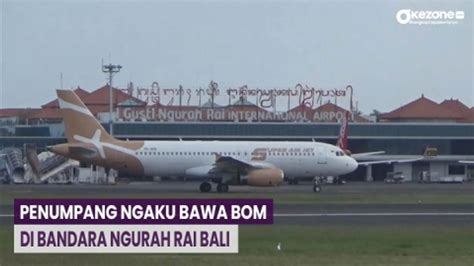 Gegara Bercanda Bawa Bom Penerbangan Super Air Jet Denpasar Medan