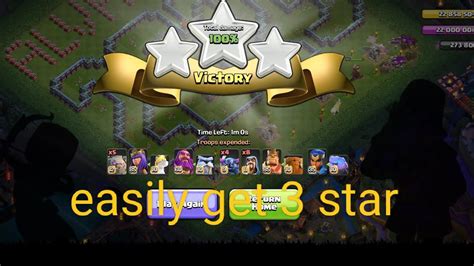 Easily Get 3 Stars In New Clash Of Clan Challenge Youtube