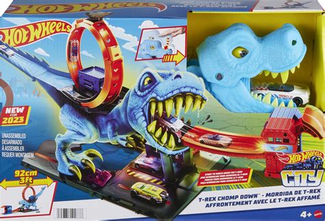 Hot Wheels City T Rex Aanval Speelgoed Auto Racebaan Bol