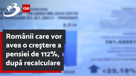 Rom Nii Care Vor Avea O Cre Tere A Pensiei De Dup Recalculare