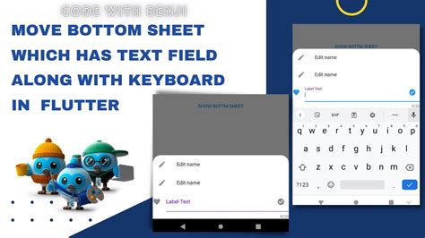 Flutter Bottom Sheet Flutter Flutter Bottom Sheet With Keyboard Text