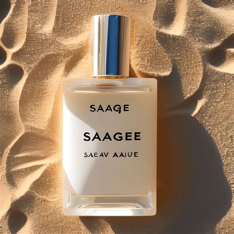 Sauvage Perfume Beach Sand Graphic · Creative Fabrica