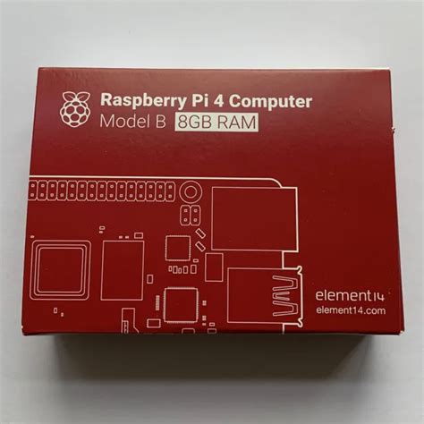 Raspberry Pi 4 Model B 8gb Ram Starter Kit New Black And Grey £15500