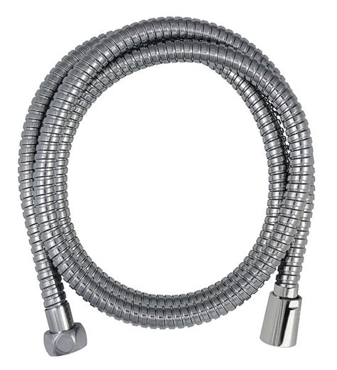 Flexible inox chromé Double Agrafage Anti Torsion Long 175cm Bricomarché