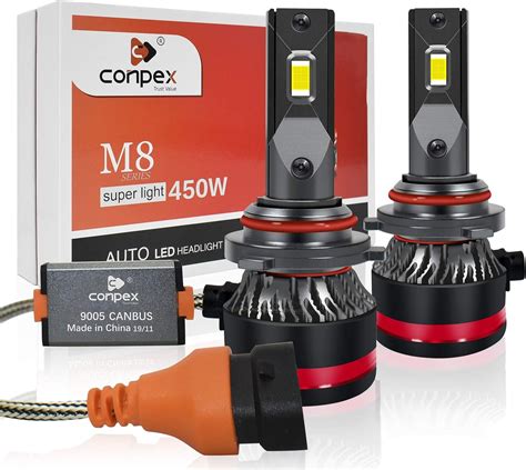 Conpex Hb Led Headlight Bulbs W Lumens High Beam Led