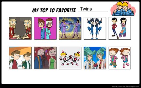 Top 10 Favorite Twins By Gothikxenon On Deviantart