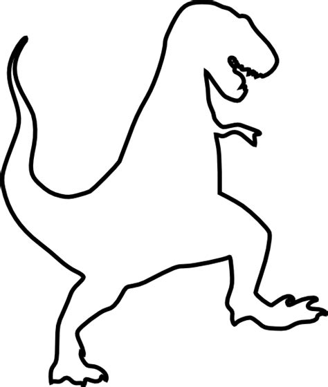 T Rex Silhouette Vector at GetDrawings | Free download