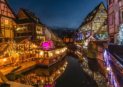 Alzackie Jarmarki Wi Teczne Colmar I Strasburg Francja